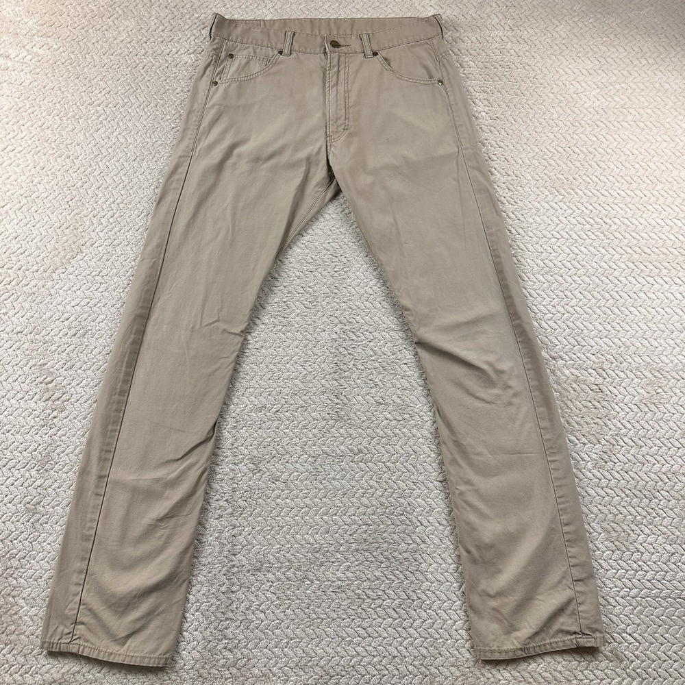 Lad Musician Japan Pants Men's 32x32 Rock Metal Casual preppy luxury Beige